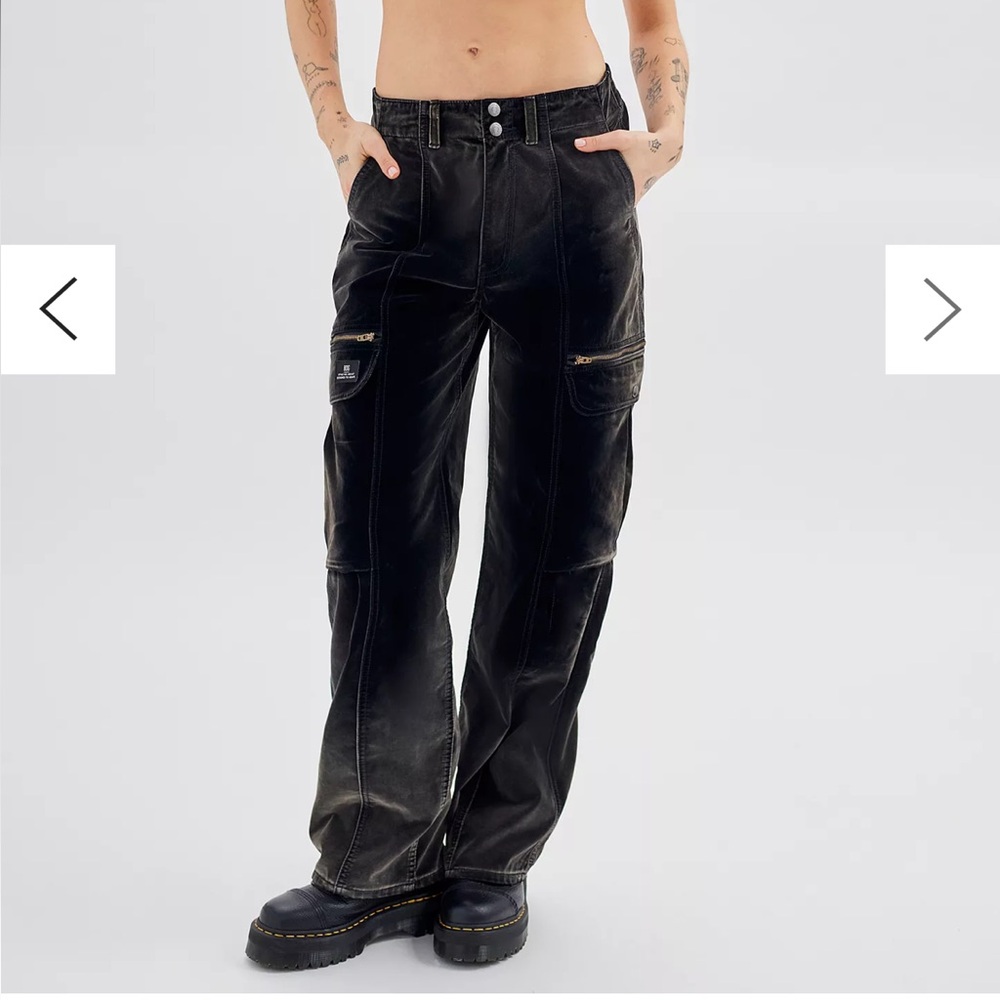 NWT BDG RU Slouchy Skate Jean Ombre Wash UO Velvet
